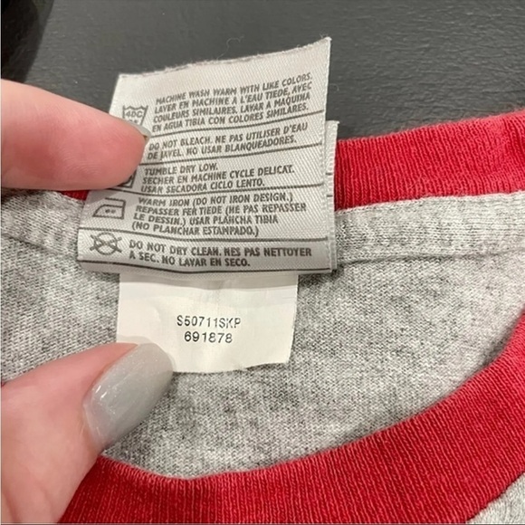 Nike Y2K Grey Velvet T Shirt - Picture 8 of 12